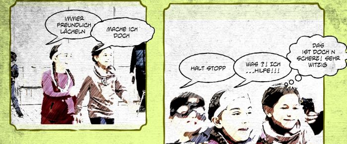 Auszug aus dem Comic Der Schmuckraub