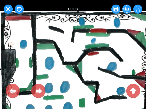 ein gezeichnetes Level in Draw Your Game